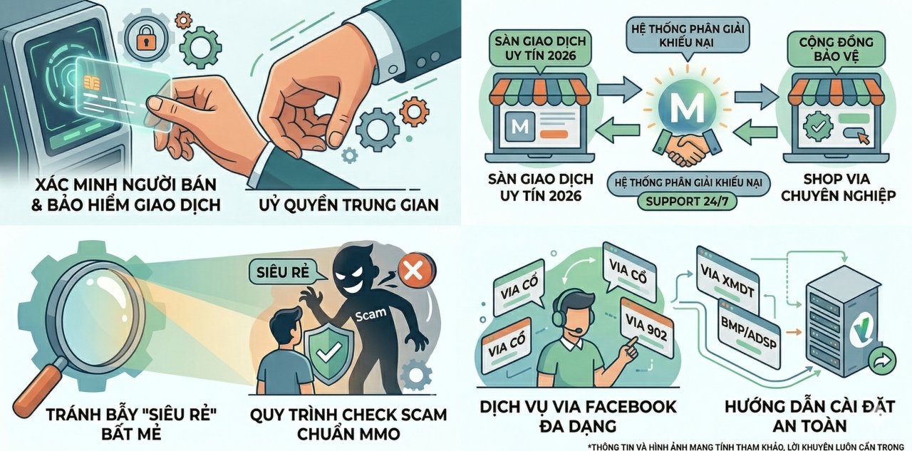 Mua Tài Khoản MMO Ở Đâu Uy Tín Và Tránh Rủi Ro Scam Tuyệt Đối