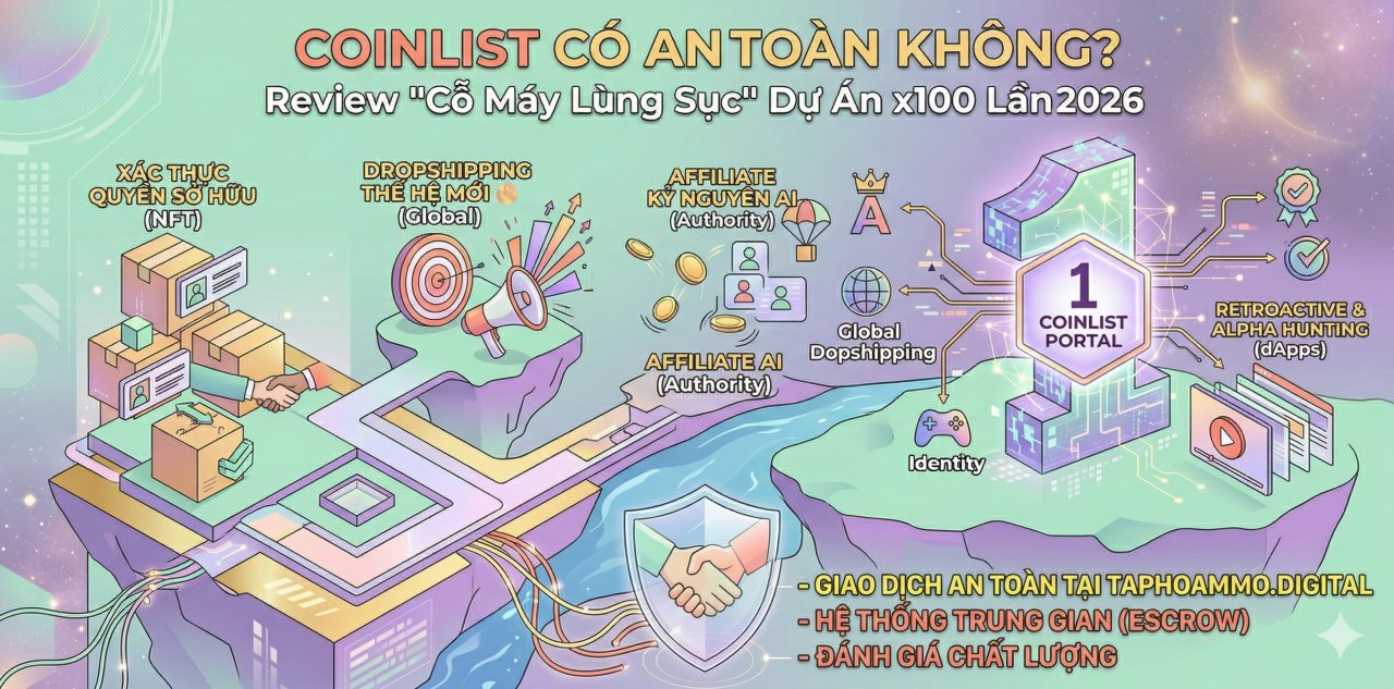 Coinlist có an toàn không? Review "Cỗ máy lùng sục" dự án x100 lần 2026