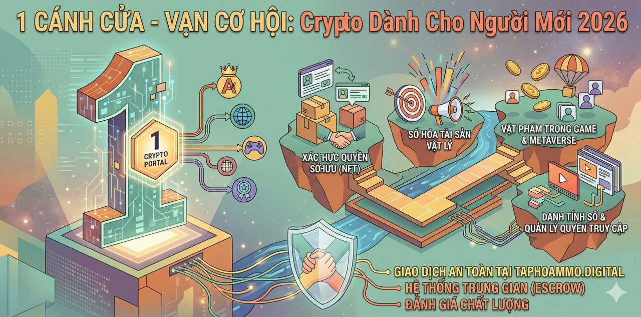 Crypto dành cho người mới: Cẩm nang "sống sót" và bứt phá 2026