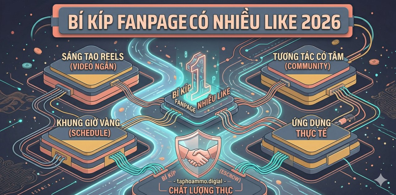 Bí kíp fanpage có nhiều like 2026: Không chỉ là nội dung