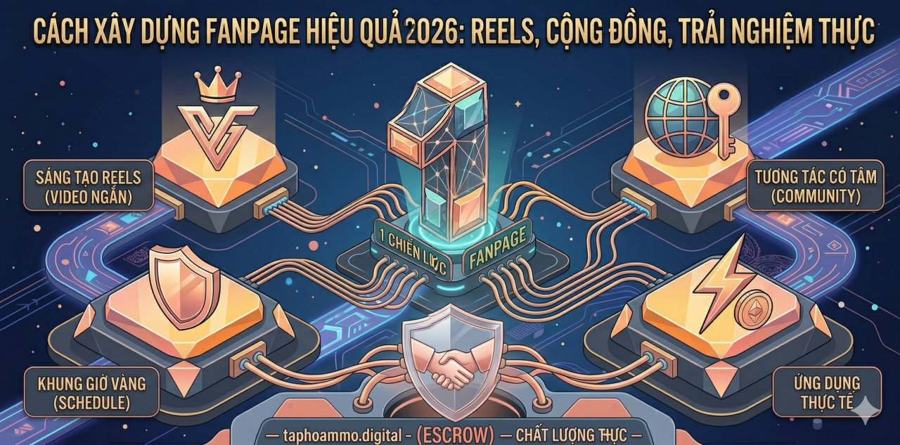 Cách xây dựng Fanpage hiệu quả 2026: Chiến lược từ "Số" sang "Chất"