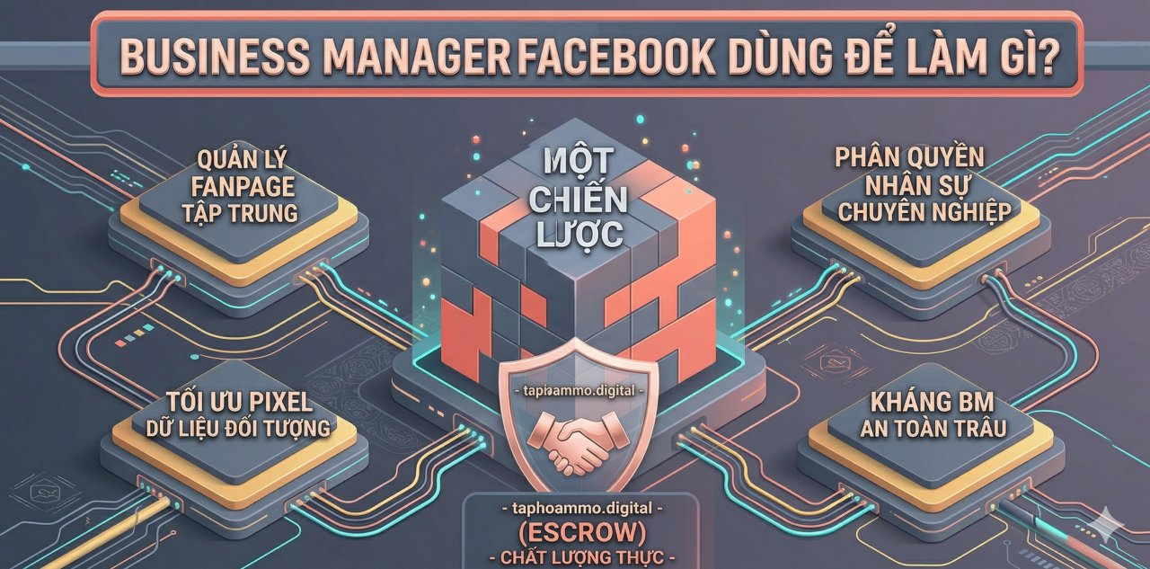 Facebook Business Manager (BM) dùng để làm gì? Hướng dẫn toàn diện 2026
