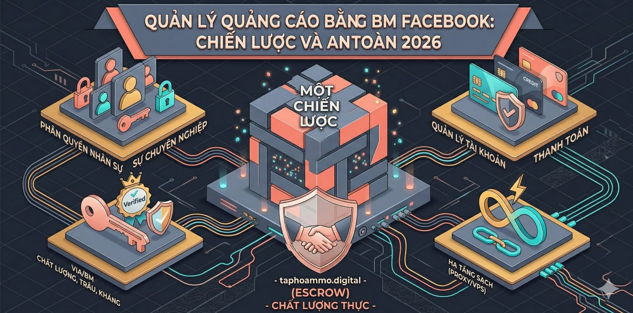 Quản lý quảng cáo bằng BM Facebook: Hướng dẫn toàn diện và an toàn 2026